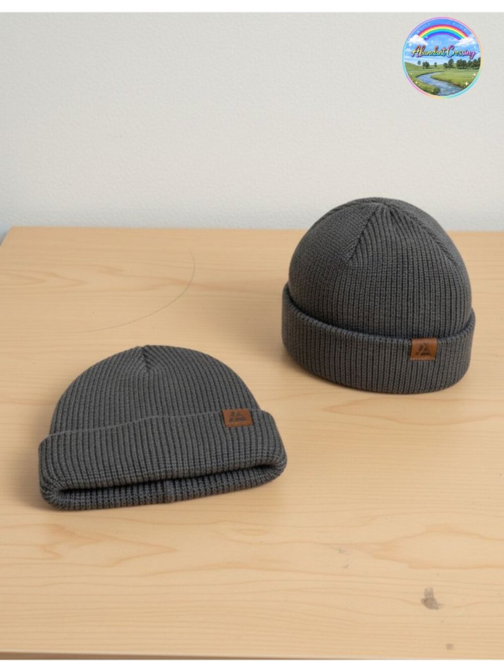 Merino Wool Beanie Fleece Lined Thermal Winter Hat One Size